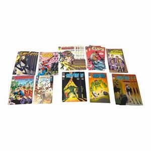 DC Comics Book Lot of 25 Books (Hawkworld, New Gods, Outcasts, Cops, Haywire…..)